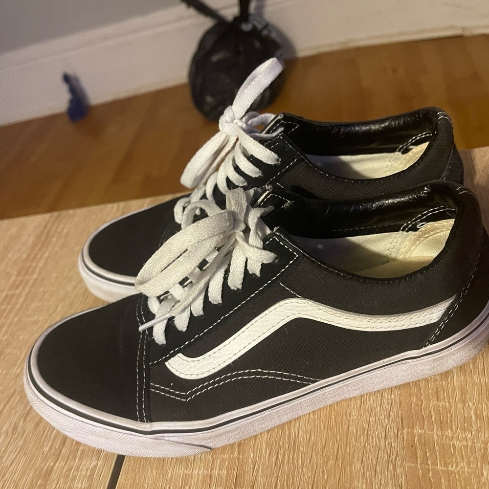 Vans Classic Black and White Low-Tops